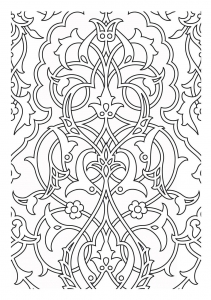 coloriage-motifs-medievaux