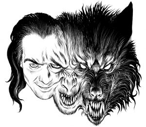 coloriage-adulte-transformation-loup-garou