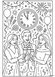 Toast du nouvel an