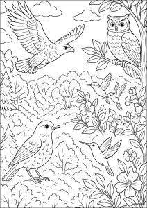 Harmonie de la faune ailée