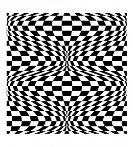 Coloriage op art illusion optique 2