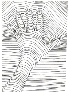 Op Art Illusion Optique Main