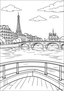 Promenade pittoresque en bateau à Paris