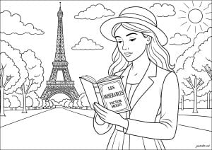 Coloriage paris toureiffel 87421