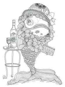 Poisson Avec Chapeau