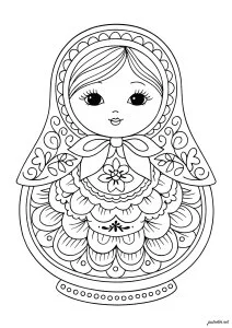Poupée russe élégante
