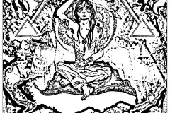 Psychedelique Moine Symboles Illuminati