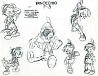 Croquis De Pinocchio  Disney 