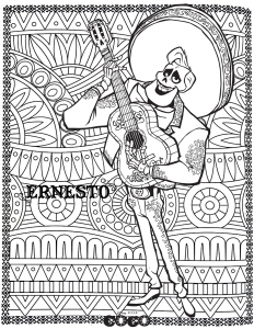 coloriage-disney-coco-ernesto