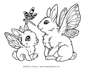 Les lapins ailés