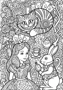 Alice et le Chapelier Toqué au Pays des Merveilles