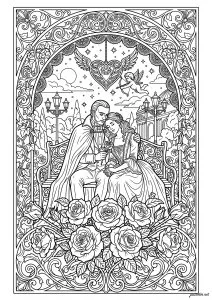 Romance dans un jardin enchanteur, inspiré du Fantôme de l'Opéra