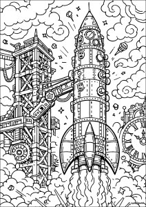 Lancement spectaculaire vers les étoiles