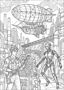 Univers imaginaire de l'ère steampunk
