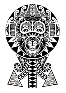 coloriage-tatouage-polynesien