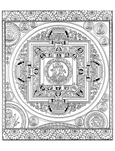 Mandala Tibetain