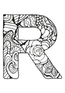Dibujos para colorear gratis de alfabeto para imprimir