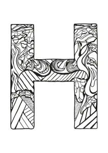 Dibujos para colorear de alfabeto para descargar
