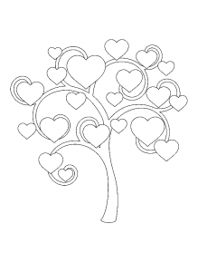 Arbolas Con Bonitos Corazones