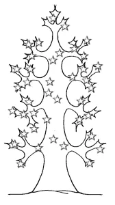 Un árbol Con Estrellas