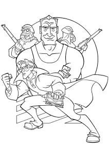 Simple Dibujos Para Niños Para Colorear De Atlantis   El Imperio Perdido