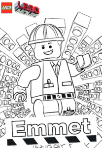 Dibujos para colorear gratis de LEGO La gran aventura