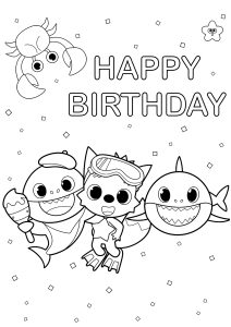 Feliz Cumpleaños Con Baby Shark