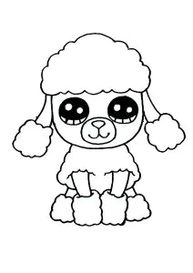 Ovejita Niña Beanie Boo