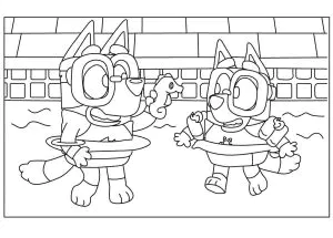 Bluey : Piscina