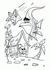 Dibujo Gratis De Buscando A Nemo Para Imprimir Y Colorear