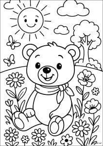 Dibujos para colorear para niños de cachorros