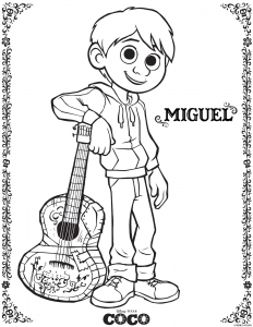 Páginas Para Colorear De Coco Para Niños