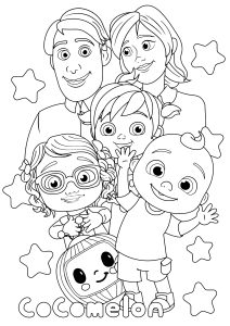 Jj, Bella Y Otros Personajes De Cocomelón