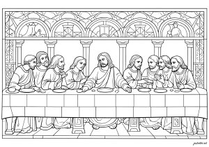 Dibujos para colorear de cristiandad para imprimir