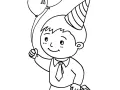 Imagen De Cumpleaños Para Descargar Y Colorear