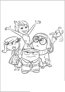 Todas las emociones de la película Disney / Pixar Del Revés (Inside out)