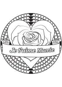 Rosa y texto 