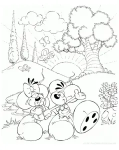 Dibujos Para Colorear De Diddl Para Descargar Gratis