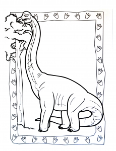 Páginas para colorear de dinosaurios para niños