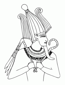 Dibujos para colorear para niños de Egipto, gratis, para descargar