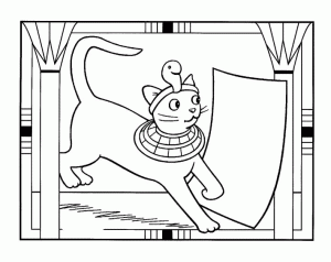 Simple Dibujos Para Colorear Gratis De Egipto Para Descargar
