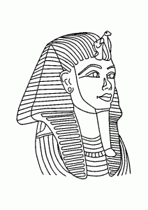 Dibujos para colorear gratis de Egipto para imprimir