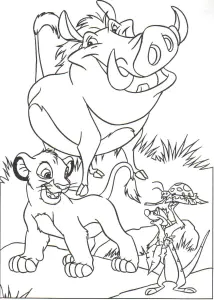 Los Tres Amigos Del Rey León