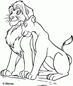 El Rey León Mufasa Y La Reina Sarabi