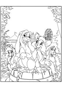 Personnages de El Zorro y el Sabueso