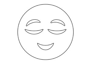 Emojo Sonriente Y Tranquilo