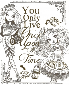 Dibujo Muy Bonito De Ever After High Para Imprimir Y Colorear