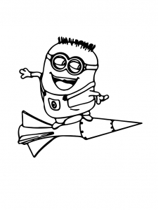 Dibujo Imprimible Gratis De Mí Fea Y Desagradable Para Colorear