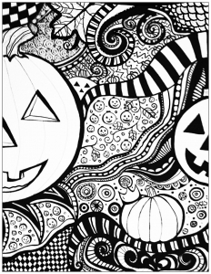 Páginas para colorear gratis de Halloween