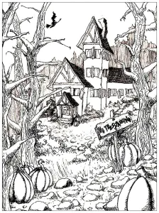 Dibujo De Halloween Gratis Para Descargar Y Colorear
